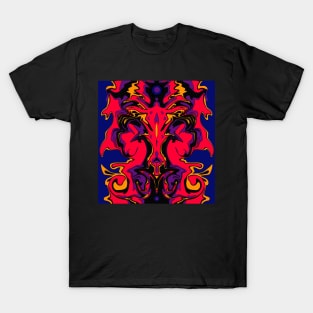 Superhero Tsunami Big Bold Abstract Explosion T-Shirt